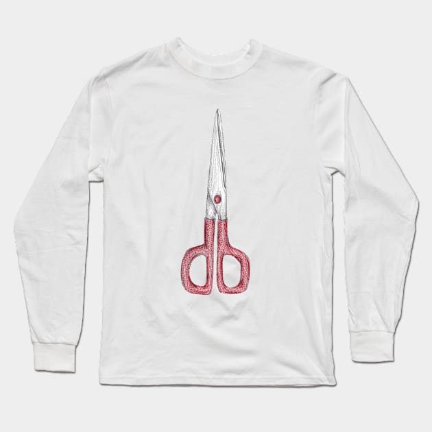 scissors Long Sleeve T-Shirt by lisenok